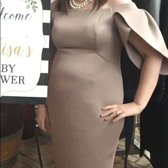 ASOS Maternity Dress in Dusty Rose - Picture 3 of 3